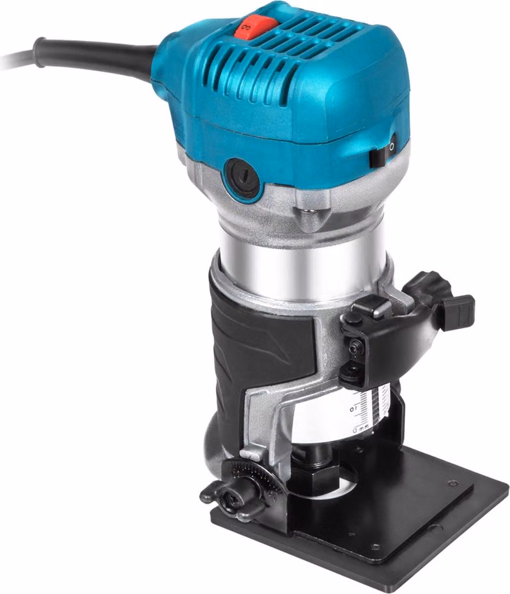 Happyment edge router PRO - router - router per bordi - fresa per legno - per plastica, impiallacciatura e lavori in legno - set completo