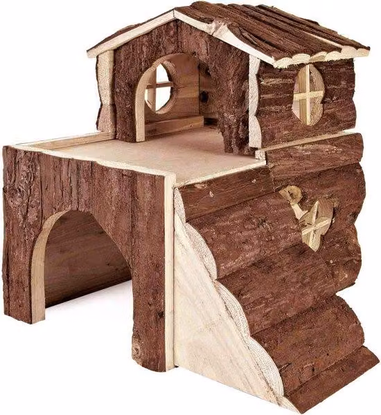 Casa in legno marrone 31x28x29 cm - Abitazione