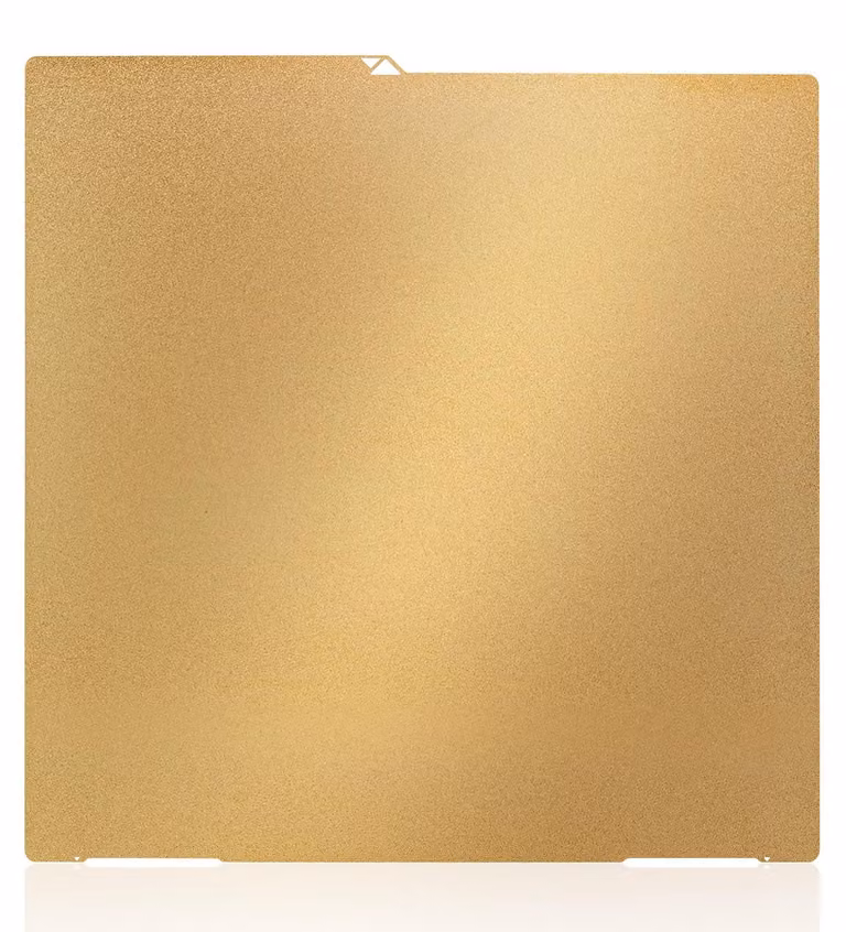 Piastra PCB in PEI, dimensioni 430 x 430 mm, piano di stampa in acciaio elastico strutturato in PEI