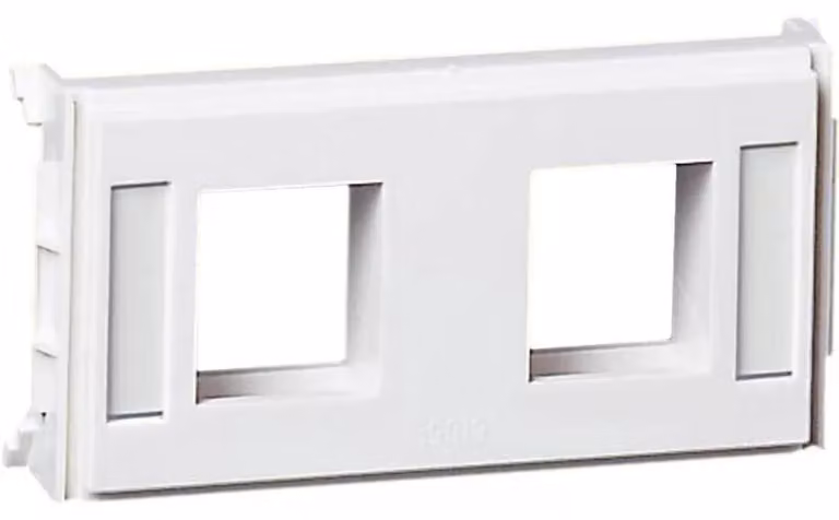 Kit di montaggio Schneider Electric CYB-DP, 2x1 porta R+M, Freenet senza scritte, bianco RAL9016 5971741