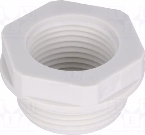 1 x Riduttore di filettatura per filetto interno: M20, filetto esterno: M25. Codice: 1.272.2520.50. Riduttori