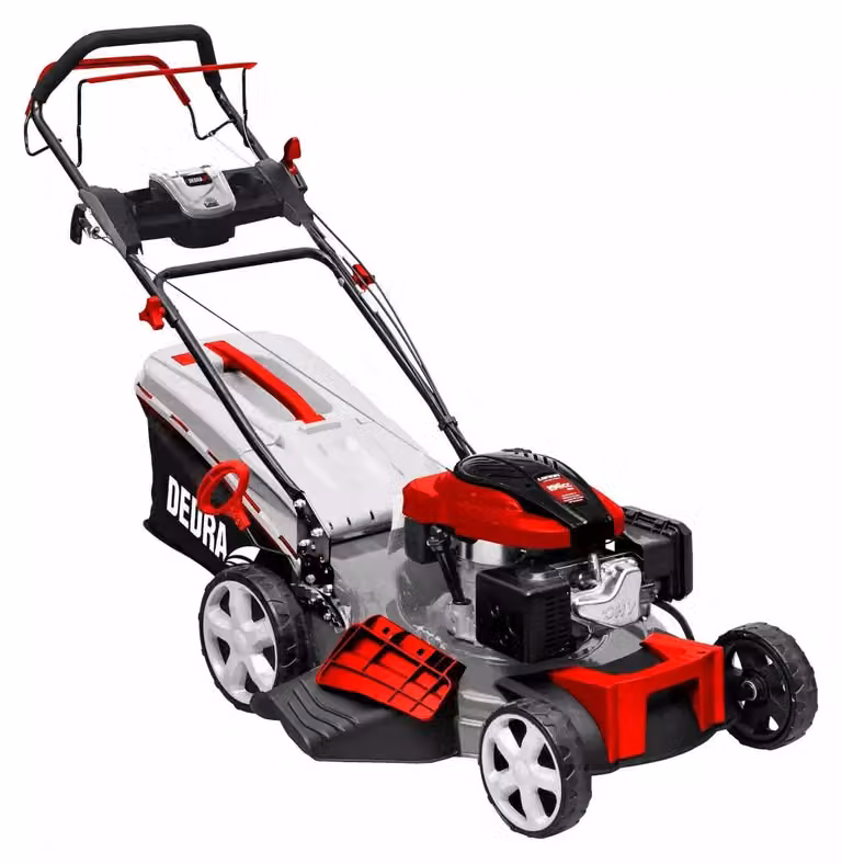 Tosaerba Con Motore 3,6 Kw 53Cm Garden Dedra Ded8725Q-53L 196Cc, Controllo Velocità, 2 Lame, Motore Loncin