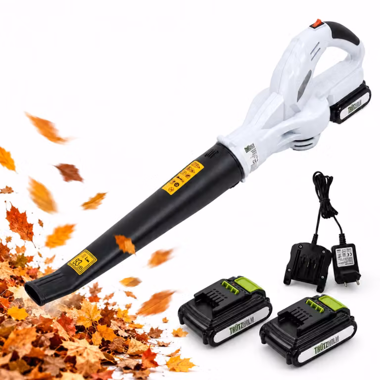 Soffiatore a batteria 20V con 2000mAh 240km/h con 2 batterie e caricatore