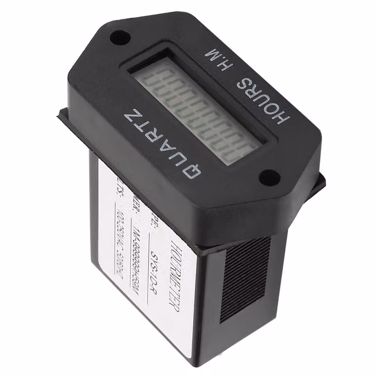 Contatore di tempo, contatore elettronico di tempo, timer digitale, contatore di tempo digitale, contatore d'accumulazione