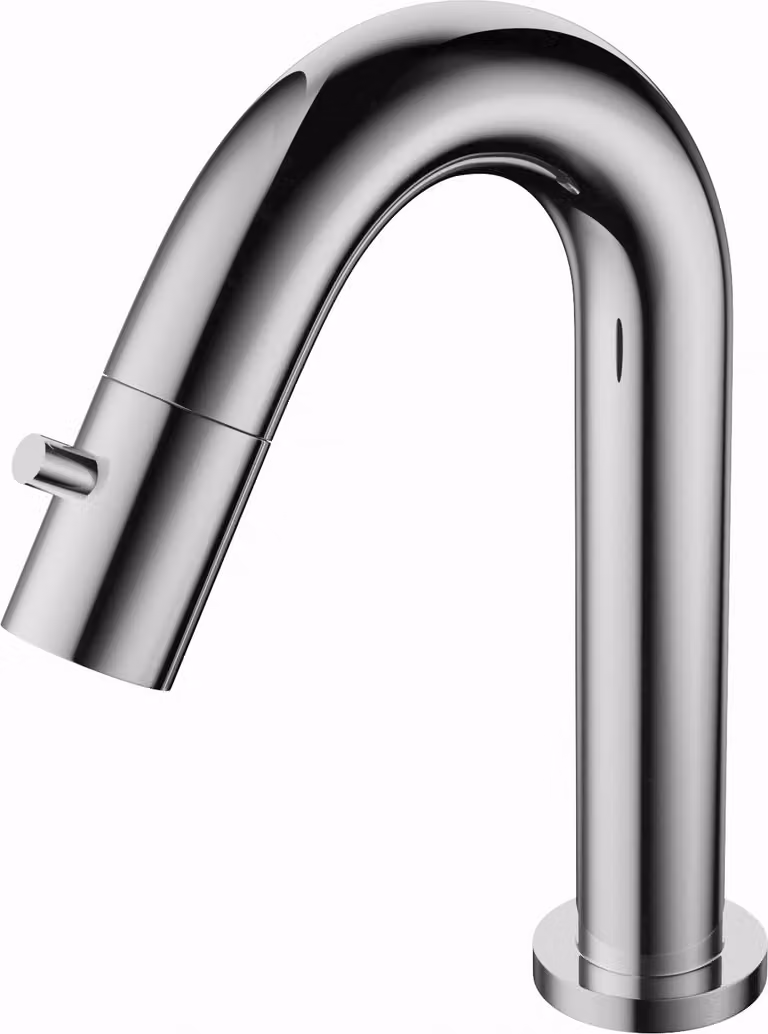 Miscelatore monocomando per lavabo/lavandino, marca Aloni, finitura cromata, attacco 1/2"
