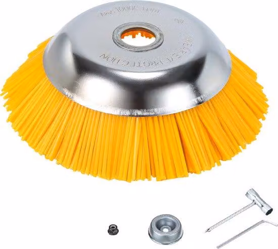 Spazzola per erbacce in nylon, 25,4x200 mm, per tosaerba