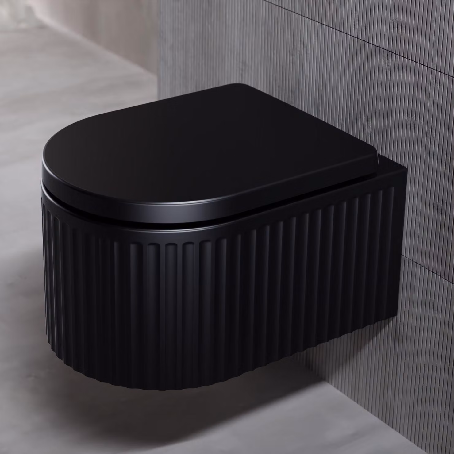 WC suspendu Steinberg Serie 710 Design, avec abattant à fermeture progressive, 7101805S, 7101805S