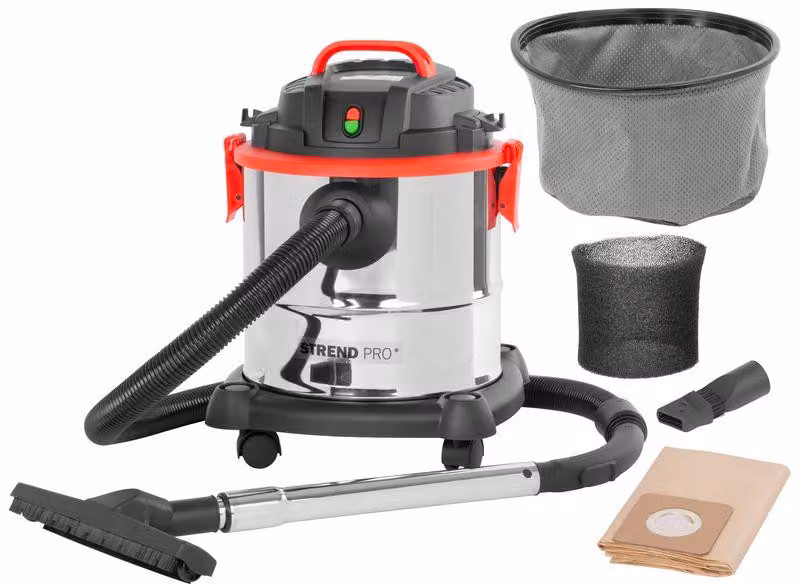 Aspirapolvere Strend Pro K-411F/1200, 20 litri, 1200 W, industriale