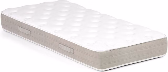 Materasso singolo ibrido Tulio EFFEZETA ITALIA bianco con tessuto antibatterico L: 80 cm, P: 190 cm, H: 25 cm