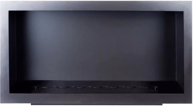 Inserti per biocamino a etanolo Biocamini Online, versione incasso rettangolare, colore nero, L: 1000 cm, P: 500 cm, H: 300 cm