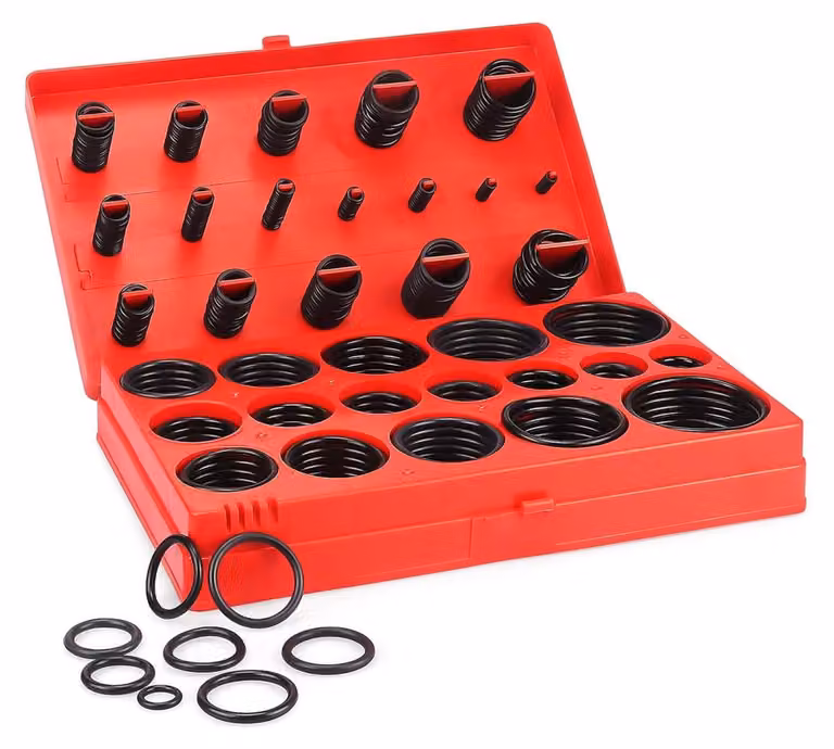 Set universale composto da 419 O-ring in gomma