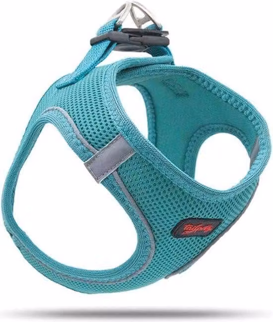 Borsa porta-cibo in rete regolabile per cani di piccola taglia, comoda e riflettente