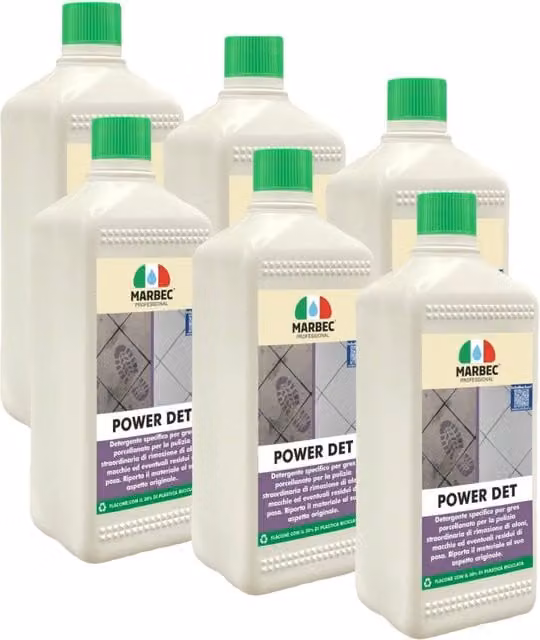 Detergente per gres porcellanato Marbec Power Det 1 l x 6 pezzi – 1