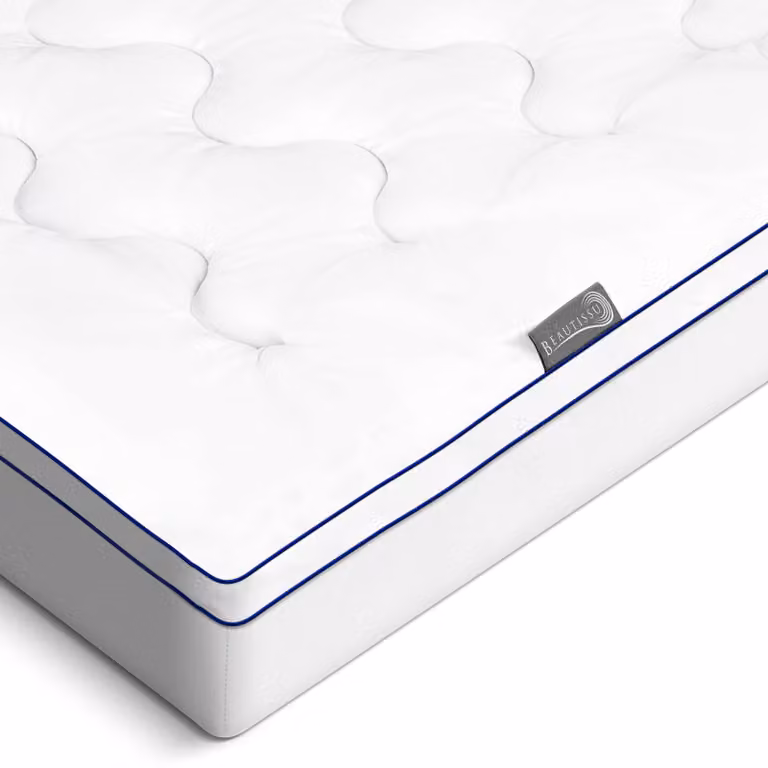 Topper per materasso, dimensioni 180x200 cm, 3 cm di spessore, in poliestere, lavabile e antiscivolo