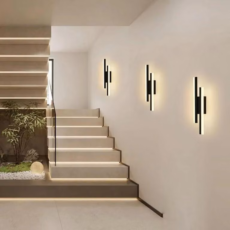 APT ZD142 Lampada da parete LED 3000K, 16W, 50 cm, nero