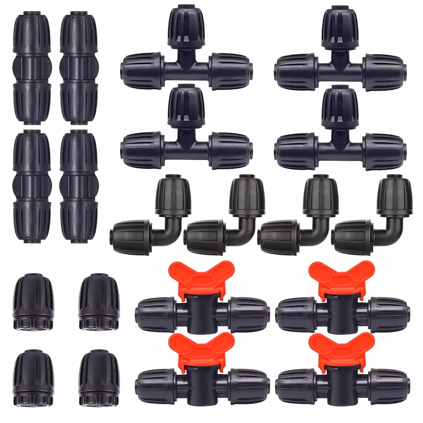 Solidchoice - Kit di 20 raccordi per sistemi di irrigazione a goccia