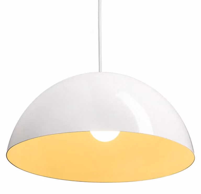 MONROE 40 sospensione bianco/bianco lucido 230V LED E27 30W