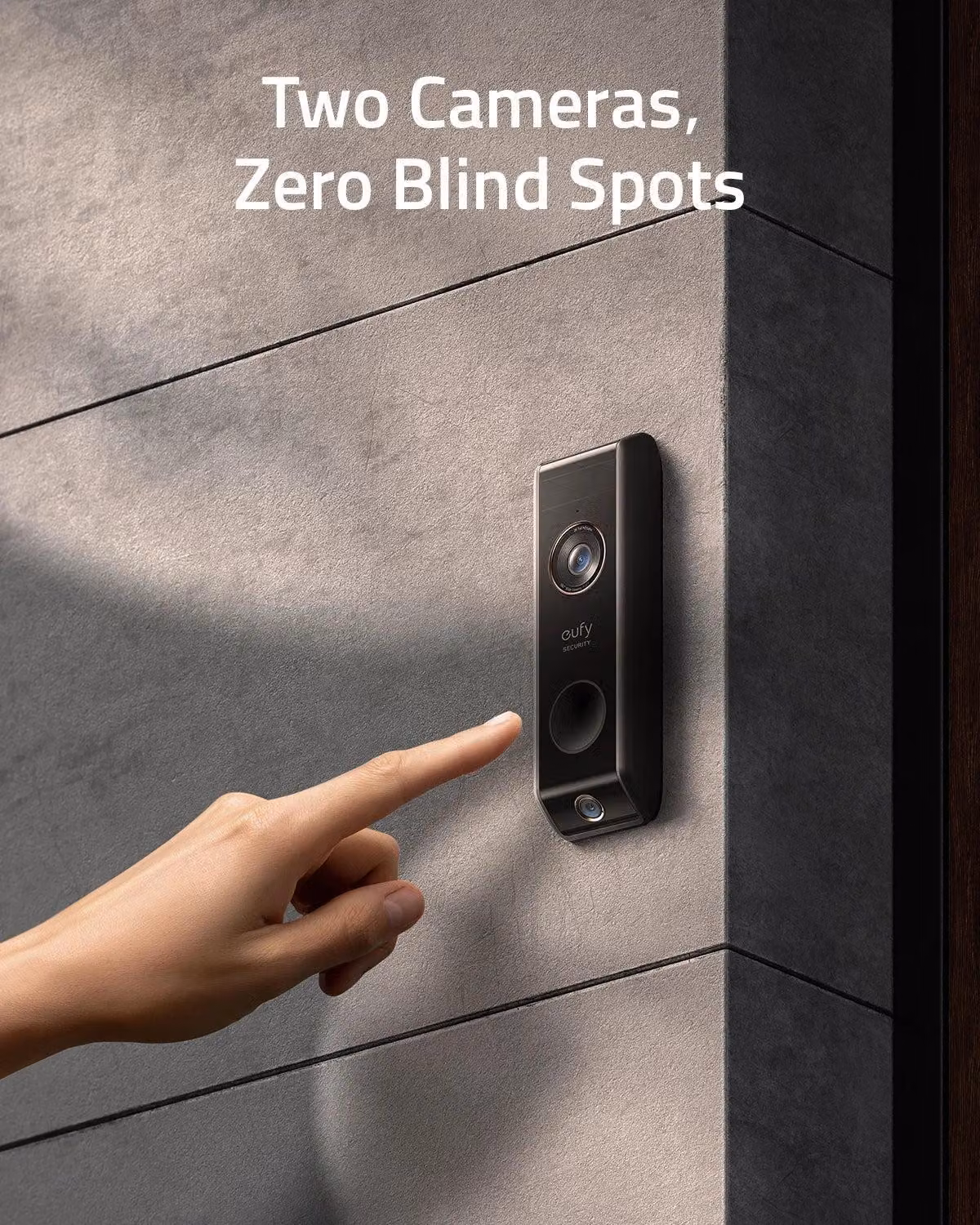 Videocitofono intelligente – Telecamera per porta d'ingresso – Wireless – Schermo a colori 2K – Sistema di intercom