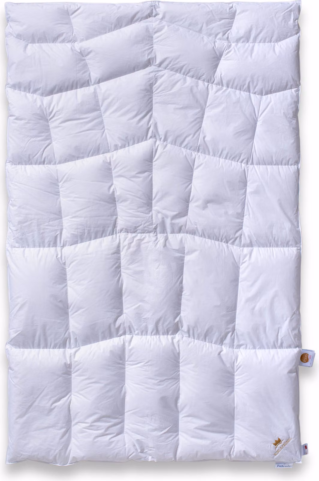 Piumino 155x220 di SCHLAFKÖNIG con trapuntatura a zone - leggermente caldo
