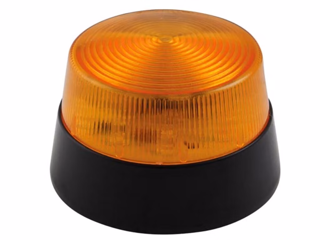 Lampeggiante Led - Ambra - 12 Vdc - Ø 77 Mm