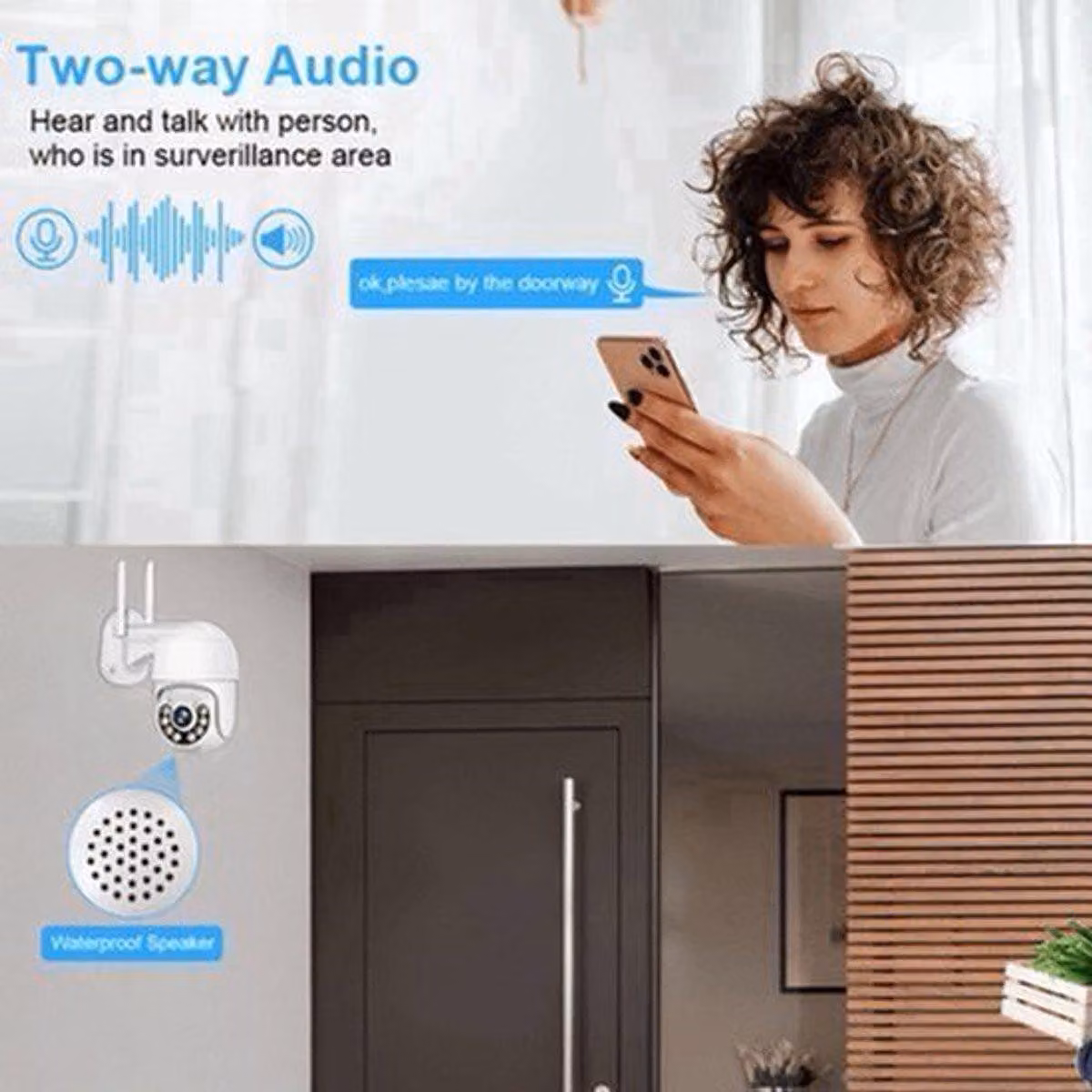 Sistema di telecamere di sicurezza - 4 telecamere da 3MP - Per uso esterno - PoE - Rilevamento AI - Visione notturna