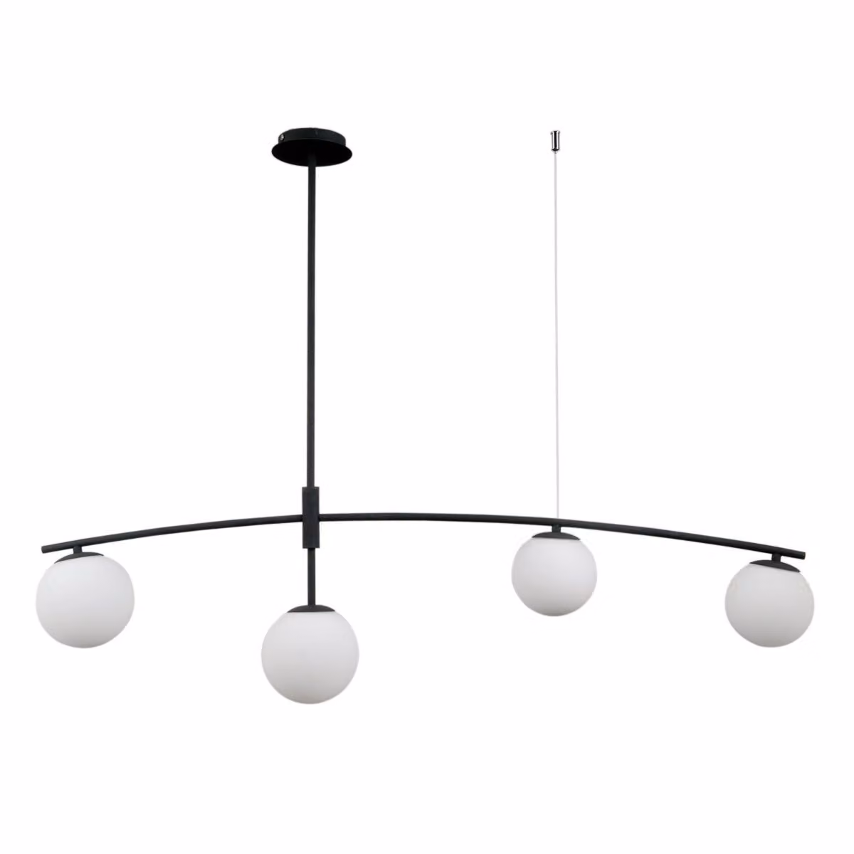 Italux Senai lampadario moderno nero PND-31322-4A-SB