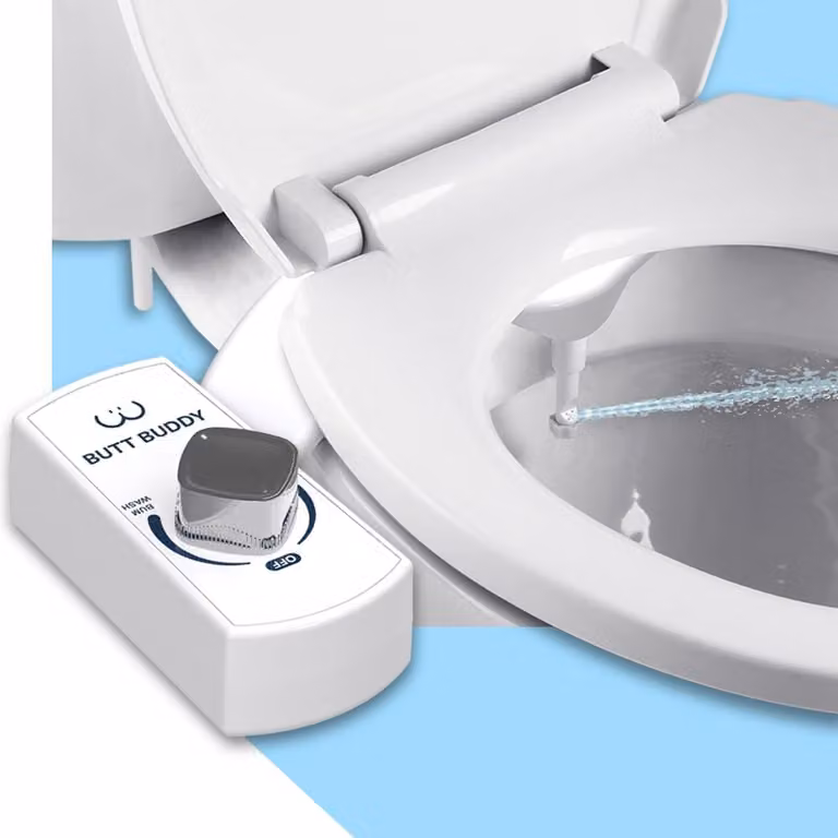 Copertura per WC con funzione bidet, ugello autopulente, pressione dell'acqua regolabile, facile da installare, per WC