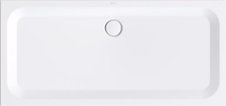 Receveur de douche rectangulaire BetteUltra avec support de baignoire minimum, 1700x800x35mm, 5971-004T1, 5971-004T1