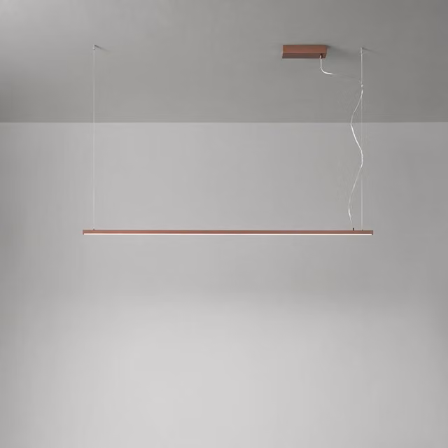 Sospensione Moderna Link Alluminio Marrone Led 35W Dimmetabile Ip20