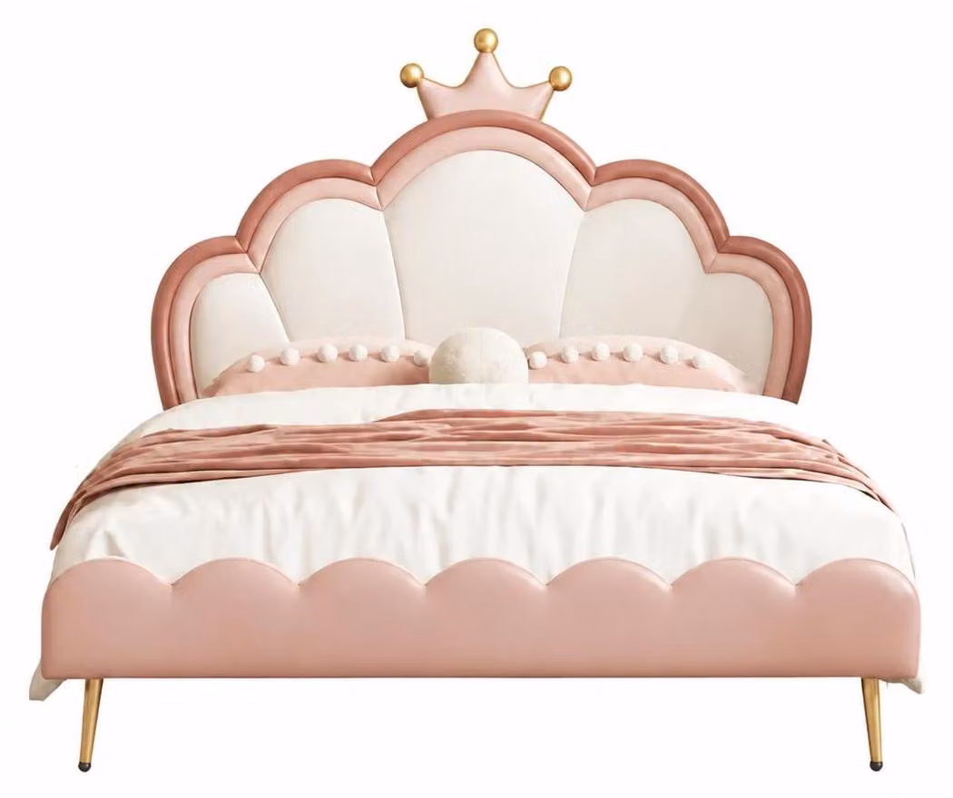 Letto per bambini Rosa, letto matrimoniale, letto da principessa per bambine