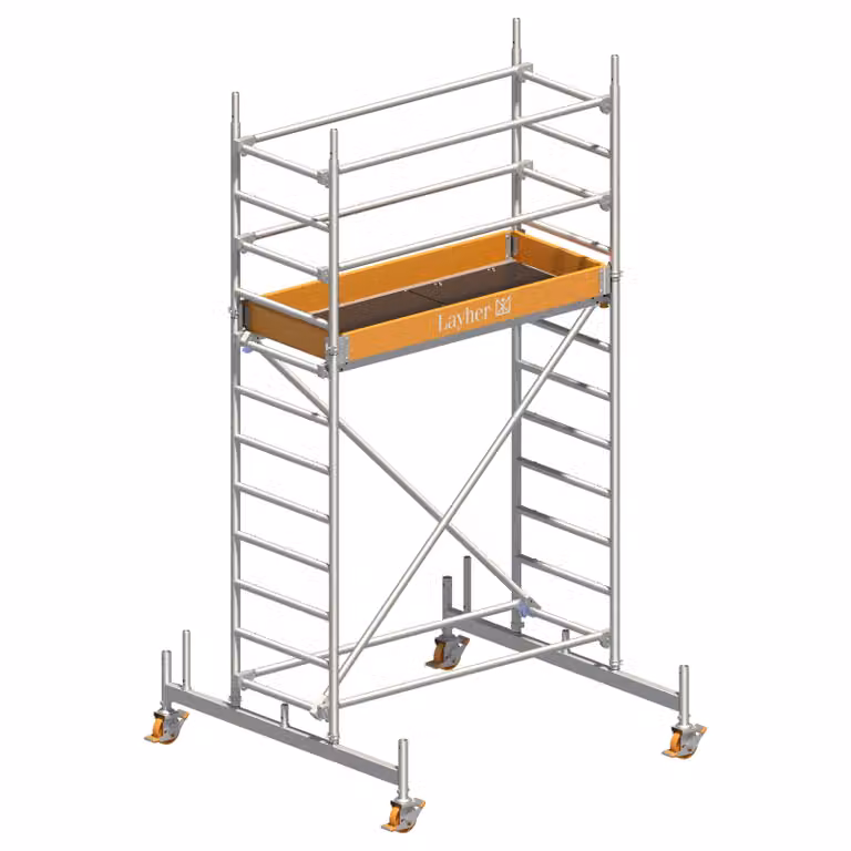 Ponteggio mobile Layher Uni Leicht Montaggio standard 4,26 m AH