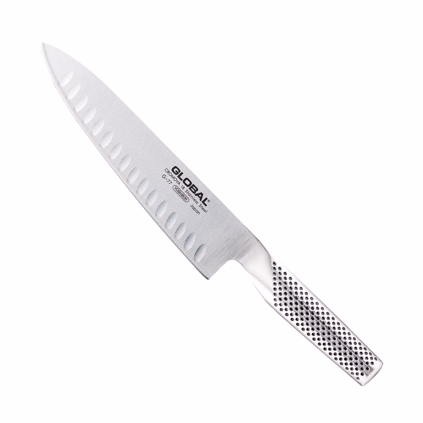 Coltello da cucina alveolato cm 20 serie G di Global