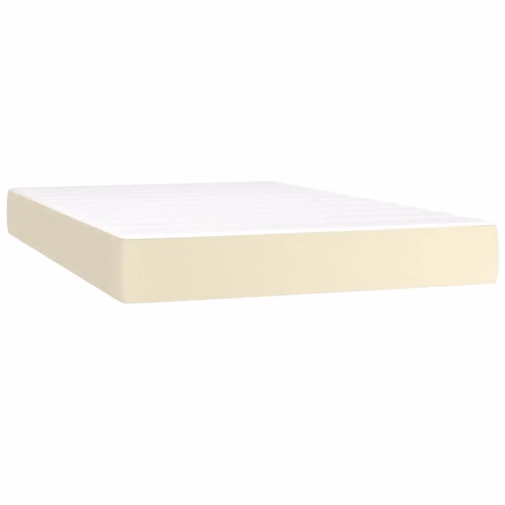 Materasso Ibrido vidaXL in Similpelle Beige L: 120 cm, P: 200 cm, H: 20 cm – 2
