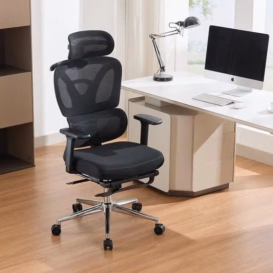 Sedia da Ufficio - Ergonomica - Mesh - Supporto Lombaro Regolabile - 3D Bracciere