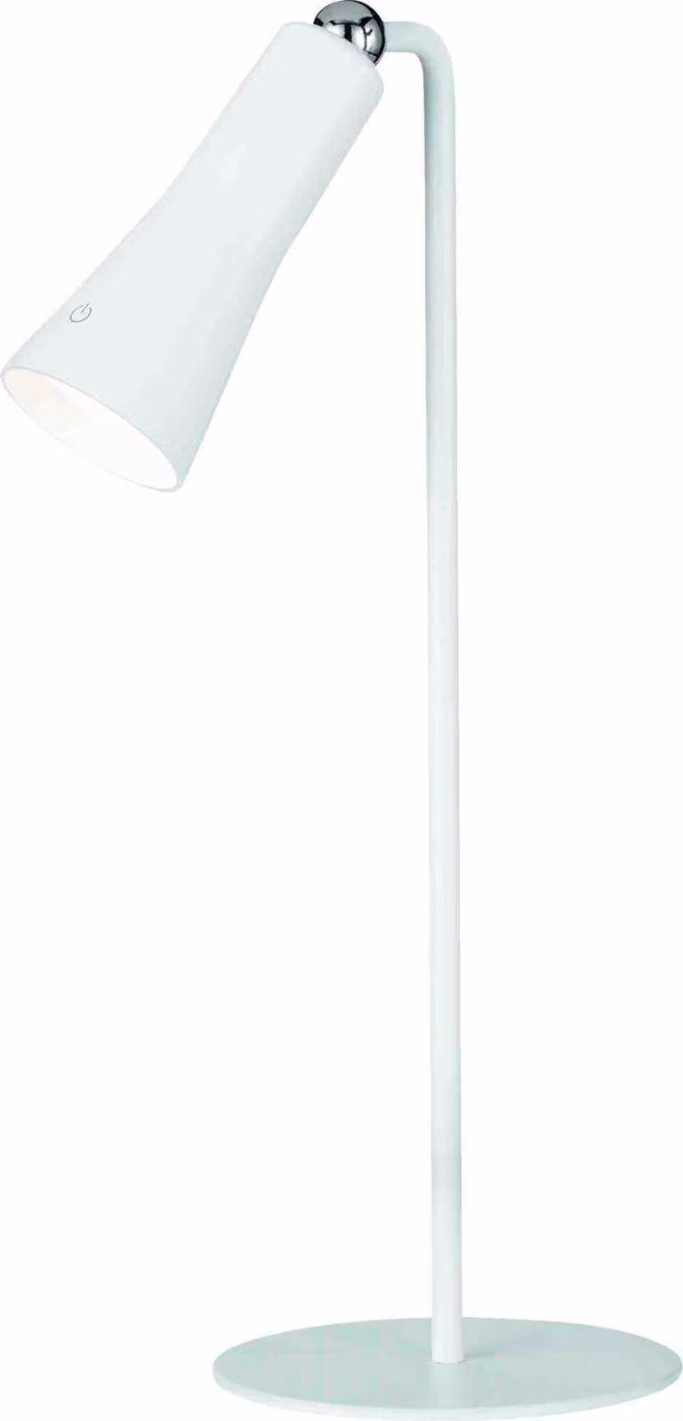 Torcia da parete da tavolo a LED, luce a morsetto, batteria ricaricabile, bianco