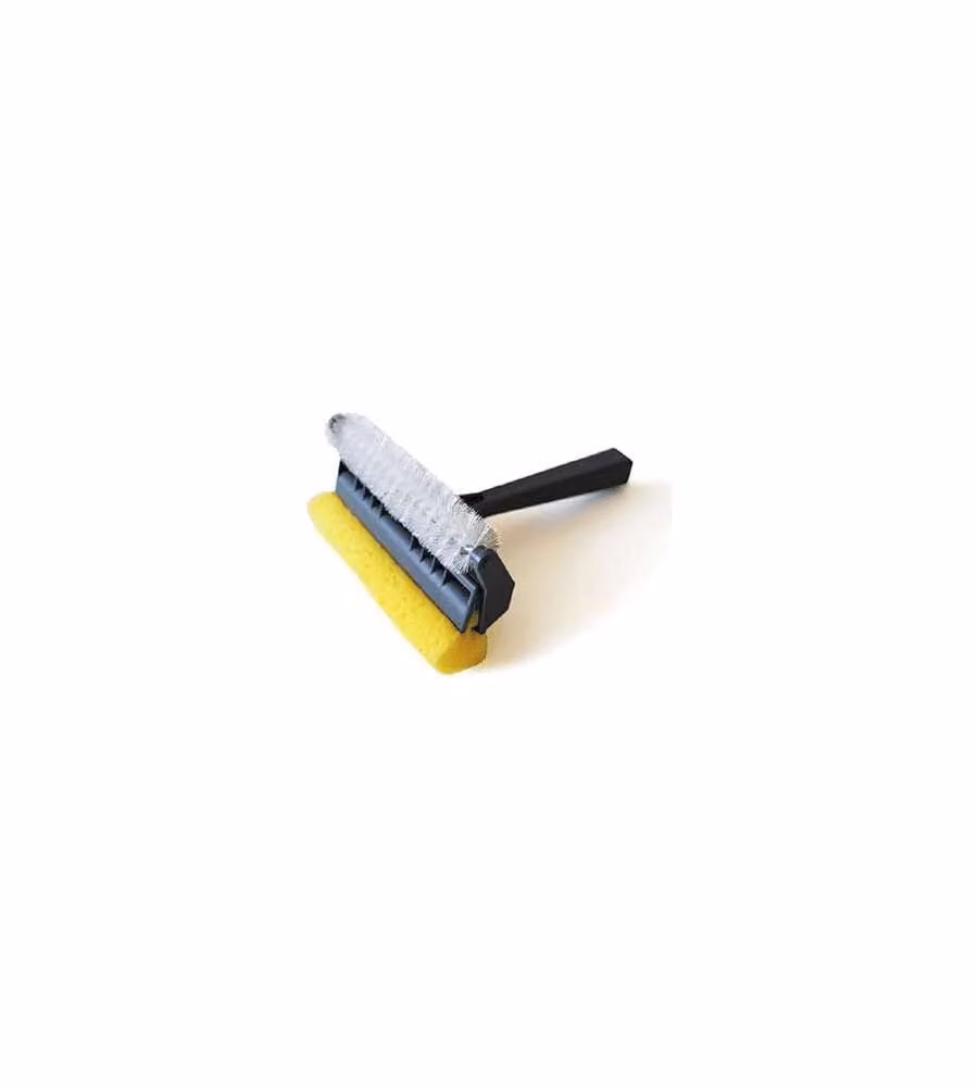 IRS Spazzola pulizia zanzariere giallo/nero design ergonomico 1 pezzo