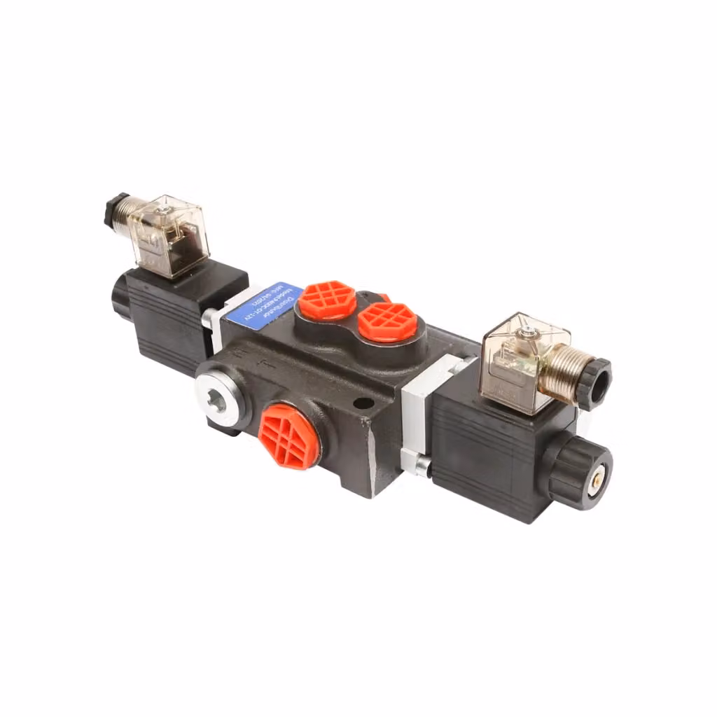 Distributore oleodinamico elettrico Breckner P40 1 via, 12V, nero – 2