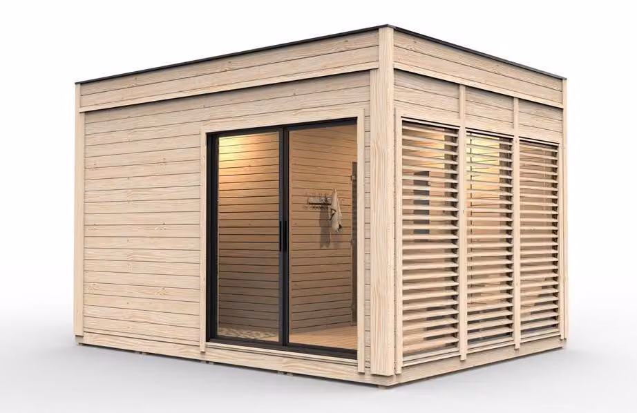 Holzhaus Gartensauna Holzsauna Outdoor Sauna Moderne Sauna Saunahütte