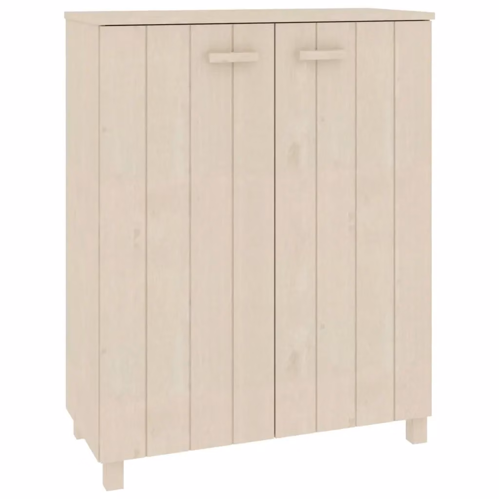 Scarpiera HAMAR vidaXL in legno di pino e MDF, stile industriale, colore marrone e beige, L: 85 cm, P: 40 cm, H: 108 cm – 2