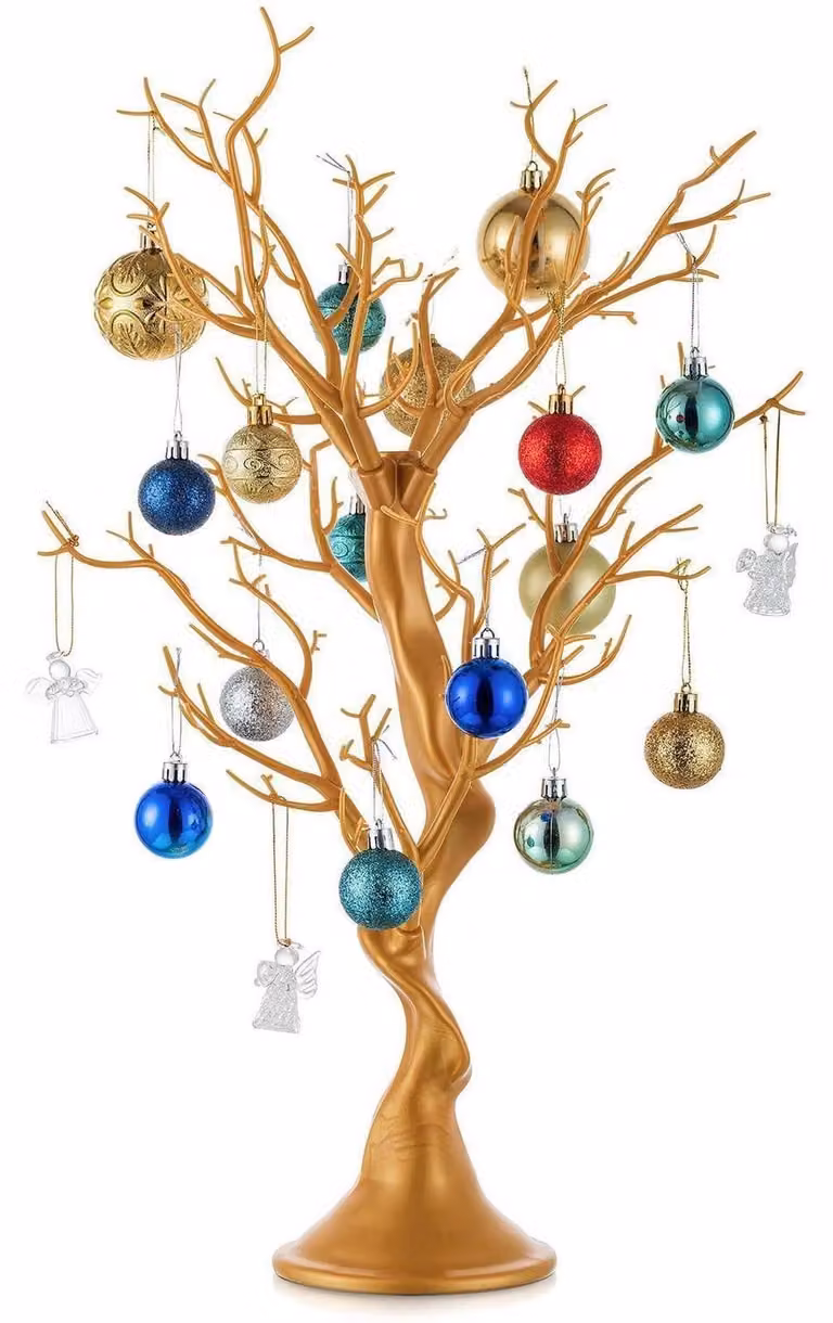 Albero di Natale artificiale Manzanita, altezza 58 cm, albero decorativo a forma di ramo