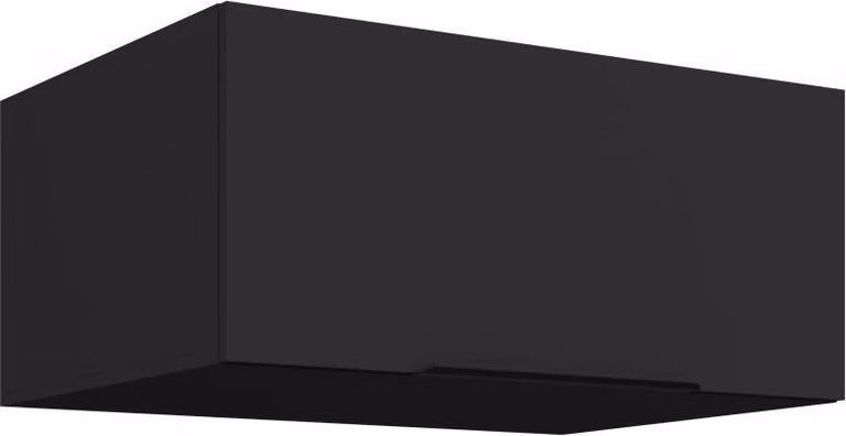 Cappa aspirante profonda LUNARA - larghezza 80 cm, nero