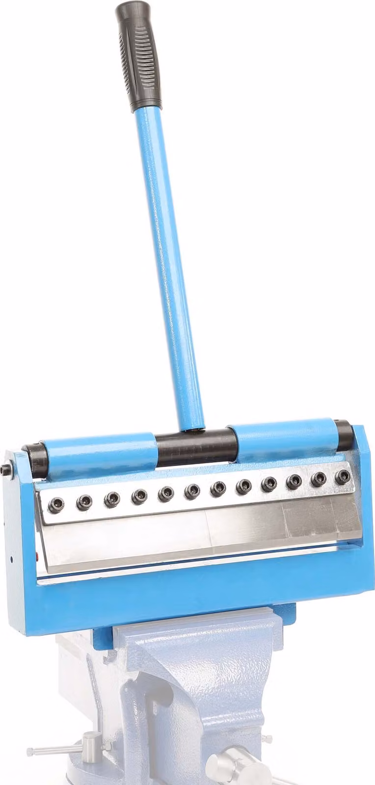 XPOtool Curvatrice per lamiere 300 mm x 2,5/3 mm, angolo di curvatura max. 90°, banco pieghevole per la curvatura di lamiere d'acciaio, attacco morsa con leva