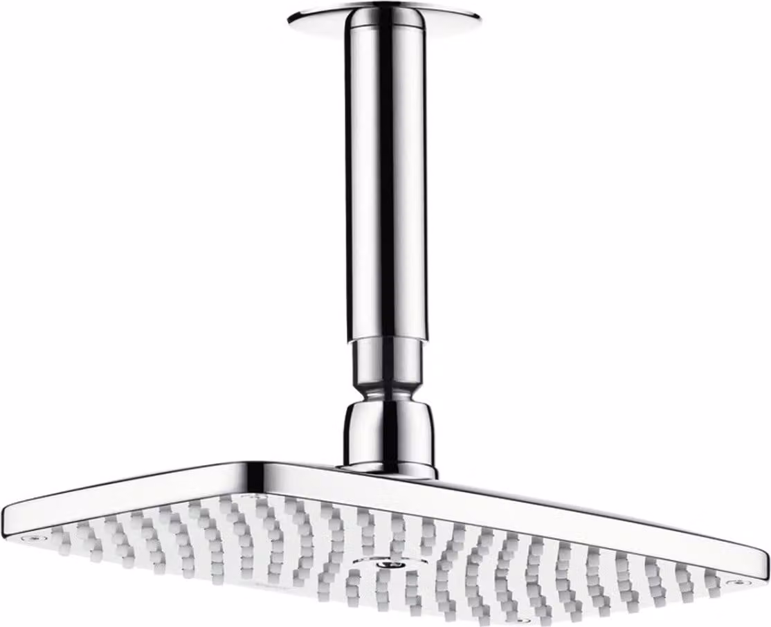 hansgrohe Raindance E pomme de douche 240 1 jet avec raccord au plafond, chromé, 27380000, 27380000