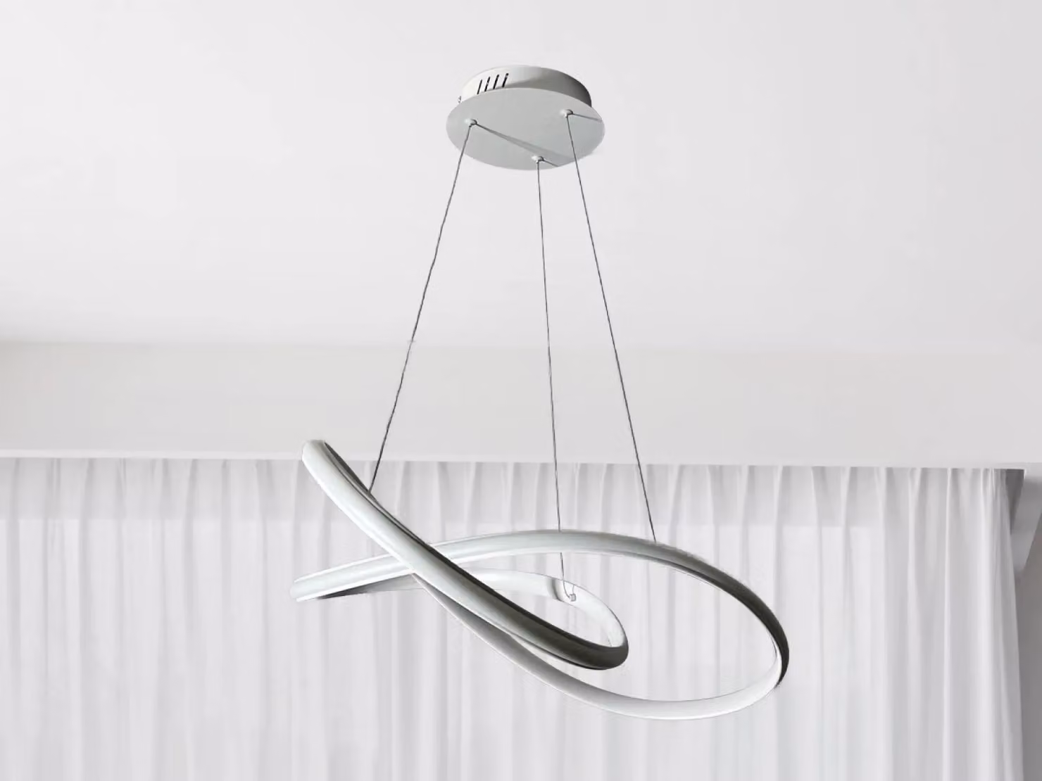 Lampada a sospensione a LED con telecomando, 70W