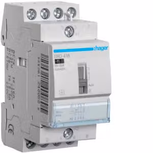 HAGER ERD418 Relè di installazione 16 A, 2S+2OE, 24 V