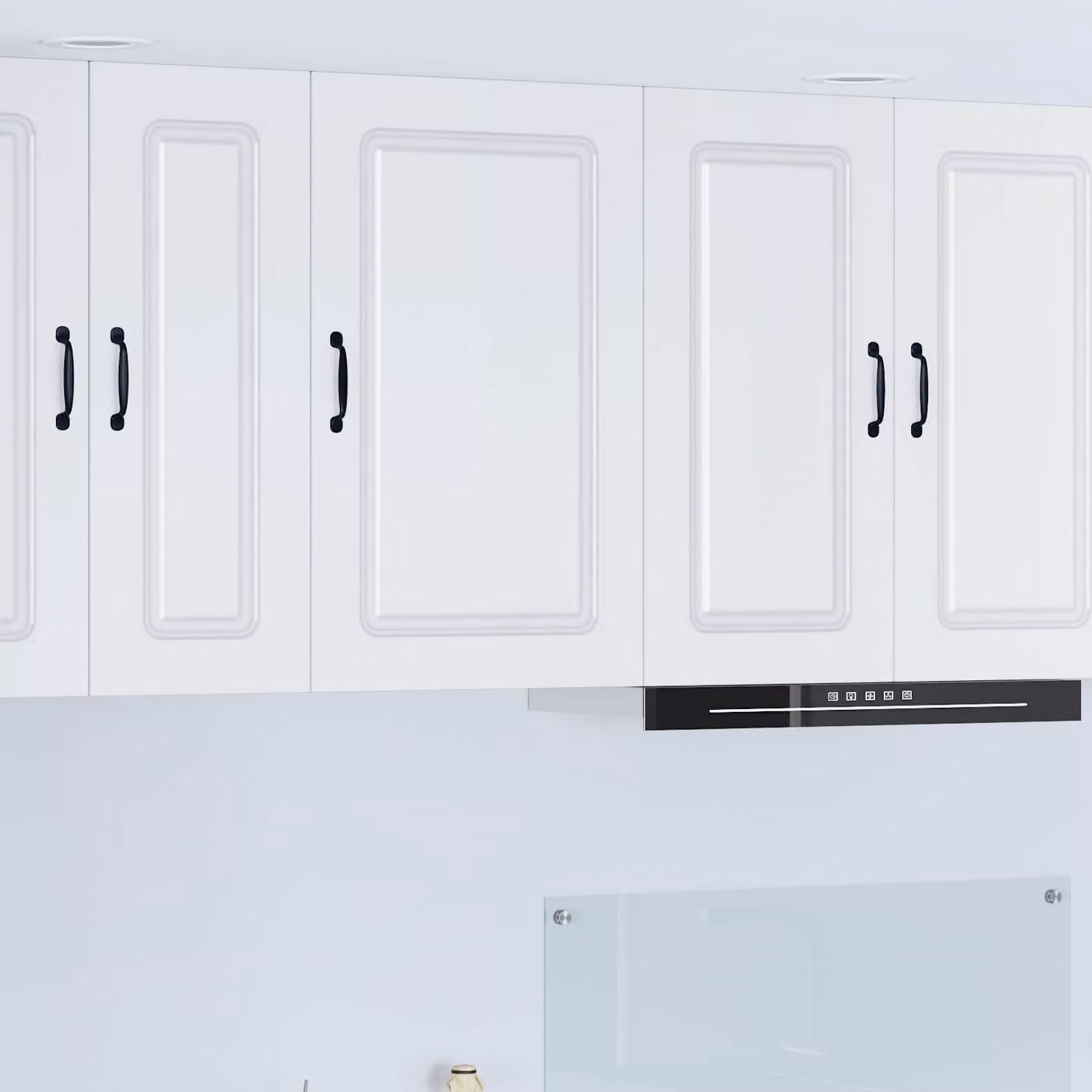 vidaXL Mobile Unità a muro Kalmar per cucina, Bianco, L 50 cm x P 31 cm x H 80 cm
