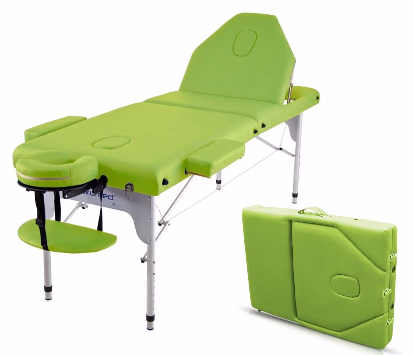 Letto pieghevole in alluminio, dimensioni 186 x 66 cm
