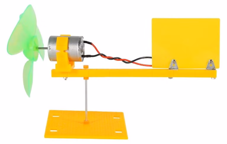 Kit per la costruzione di un generatore eolico, turbina eolica fai-da-te con motore a corrente continua, set per progetti