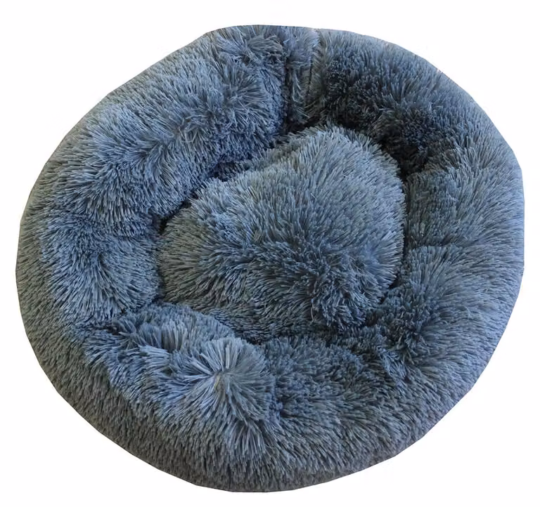 Cuccia per cani morbida 60 cm grigia