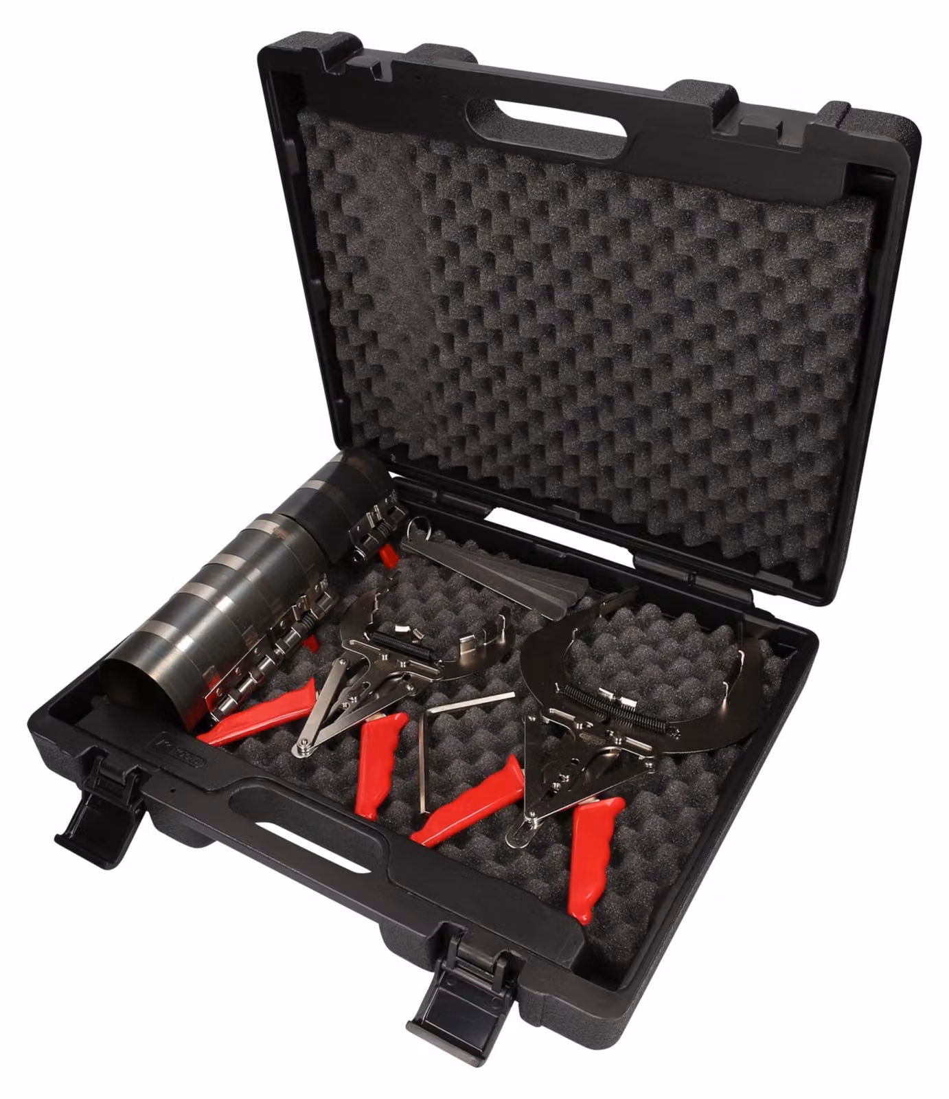 KS TOOLS Set di fascette per anelli di bloccaggio del pistone, 57 - 125 mm, 5 pezzi ( 460.5605 )